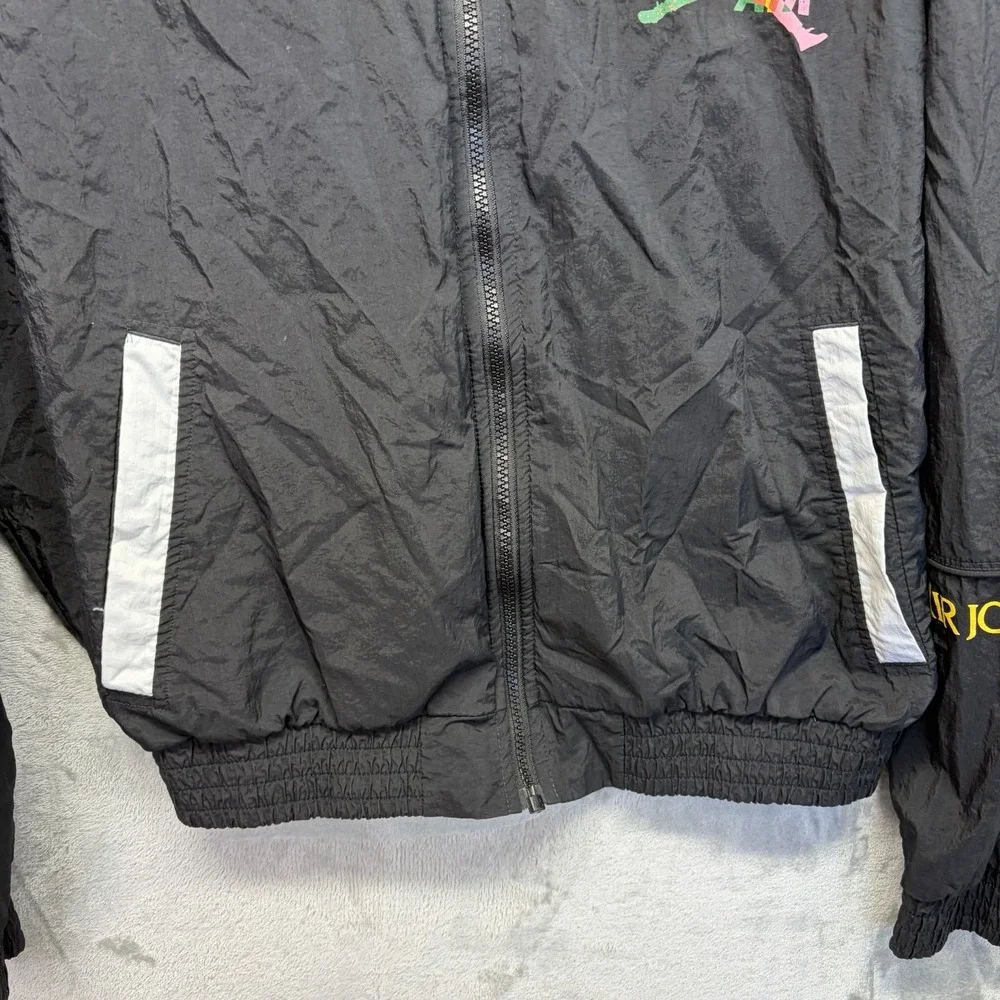 VINTAGE Rare 1990s NIKE AIR JORDAN  WINDBREAKER GRAIL JACKET Men's Size Medium - Picture 8 of 10